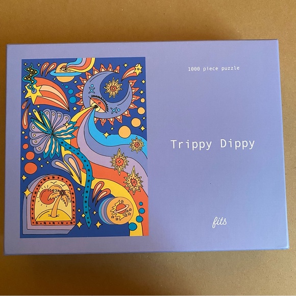 Fits 1000 Piece Puzzle- “Trippy Dippy” - Picture 1 of 3